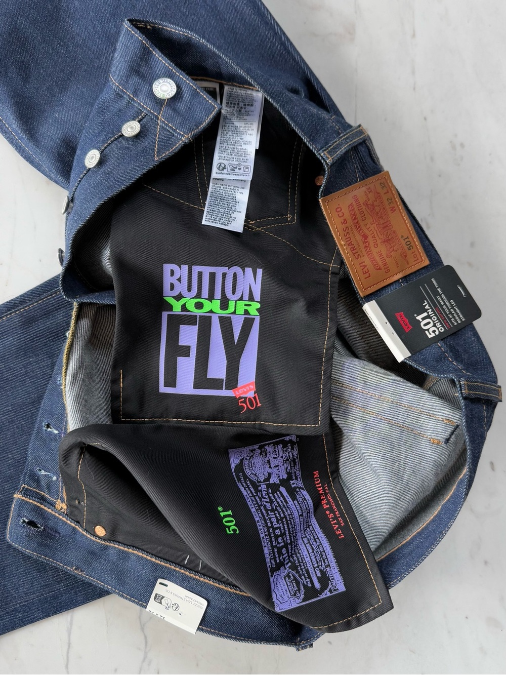 New LEVI’S Premium 501 Button Your Fly Original 32x32 men’s